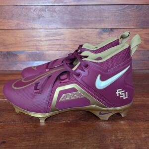 Nike Alpha Menace Pro 3 Florida State FSU Football Cleats Men 10.5 W DH3358-600‎